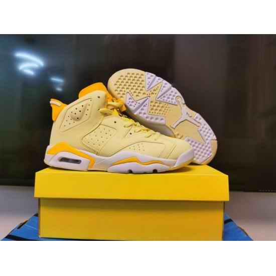 Air Jordan 6 Retro 2020 yellow new colour Basketball Shoes